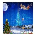 thumbnail image 3 of Par s Cortinas Con Temática De Navidad Cortinas Cortinas Para Decoración para hogar De Navidad 009 perfecl Cortinas decorativas navideñas, 3 of 8