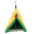 thumbnail image 1 of LHCER Triangle Plush Cage Hammock, Bird Happy Tent, Bird Hammock, Cockatiels For Small Parakeets, 1 of 8