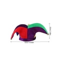 thumbnail image 6 of Luxshiny Colorful Carnival Clown Hat Party Accessory for Festive Costumes, Fun Celebrations, and Themed Outfit Accessories, 6 of 6