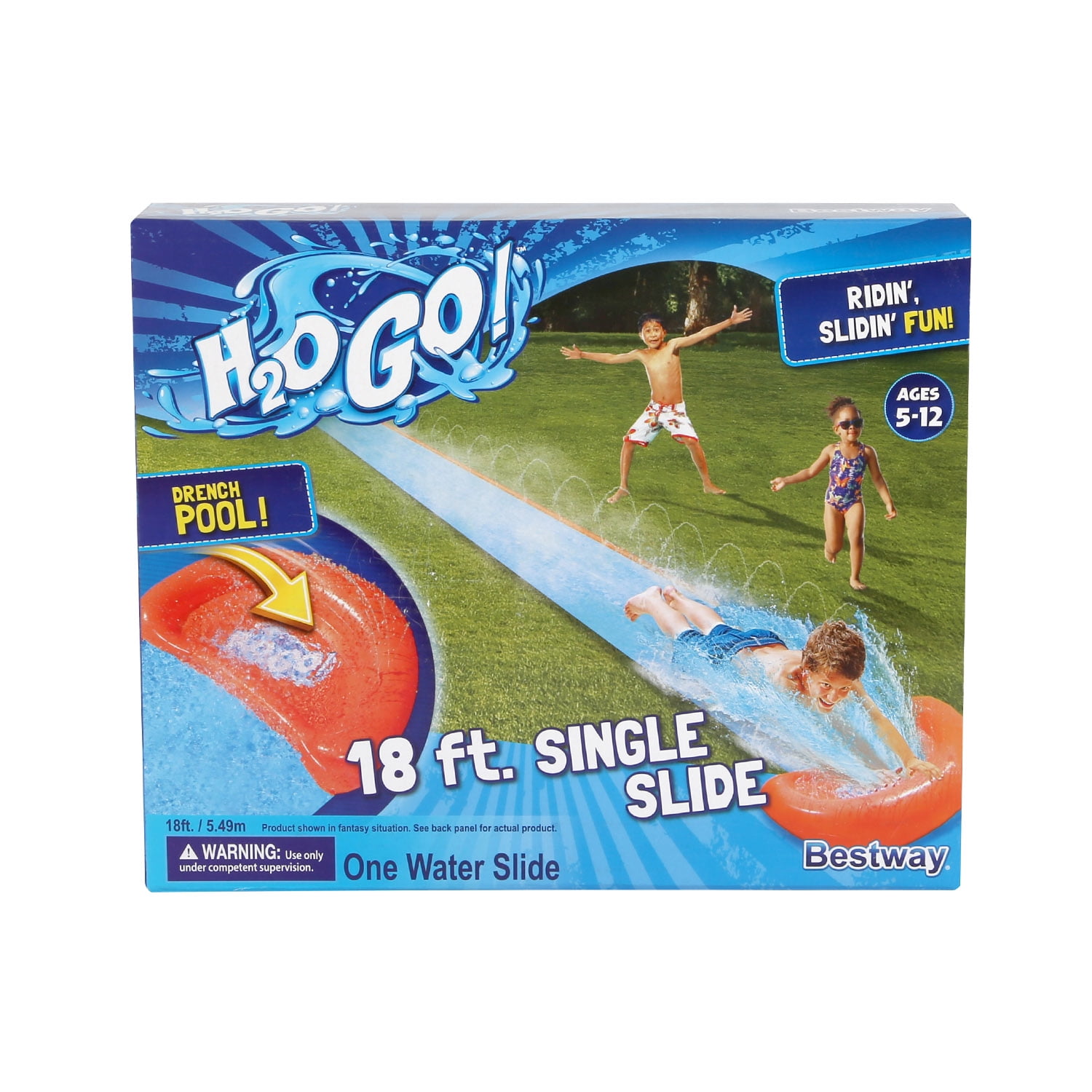 walmart h2ogo water slide