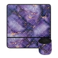thumbnail image 2 of HELLHERO Purple Gold Marble Sewing Machine Mat Household Accessories Easy to Clean with Storage Cylinder Premium Fabric Sewing Machine Mats for Woman Gifts, 2 of 5