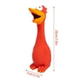 thumbnail image 2 of Latex Squeaky Dog Toys Soft Rubber Chicken Dog Chew Toy Screaming Animal Duck Standing Stick for Puppy Small Medium Pet Interactive Play Fetch Funny Prank Teething, 2 of 2