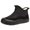 Black, variant on Quilted Winter Snow Boots Holiday Travel Wearing, Plush Faux Fur Lined Booties Autumn Casual Strolling, Comfortable Slip On Shoes Outdoor Yard Walking, Flexible Lightweight Thermal Footwear, Coffee 8
