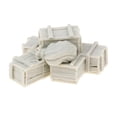 thumbnail image 2 of 4pieces Resin Model Scene Ammunition Boxes and Sangbag Wall Accessories Unpainted CUTICAT Escenario de resina, 2 of 8