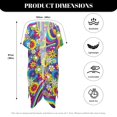 thumbnail image 6 of HELLHERO Flowers Women's Swimsuit Coverups Stylish High Quality Fabrics Fashion Bathing Suit Cover Up, 6 of 6