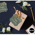 thumbnail image 6 of Inkdotpot Pack Of 50 Real Gold Foil Bracket Shape Paper Tags Happy Birthday Favor Hang Tags, 6 of 7