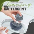 thumbnail image 1 of Cleaning Brushes Dish Washing Scrubber Soap Dispenser Refillable Washing Sponge Kitchen Pot Cleaner01 He Qiyong unisex, 1 of 1
