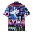 thumbnail image 3 of Funny Bowling Hawaiian Shirts for Men, Bowling Short Sleeve Button Down Shirt, 3 of 7