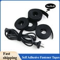 thumbnail image 1 of Black Cable Ties Reusable Loop Bundle Self Adhesive Nylon Strap Organizer Clip Wire Holder Management Fastening Tape DIY width 20mm 2 rolls, 1 of 5