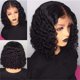 thumbnail image 2 of Peluca de cabello europeo y americano con encaje frontal, peluca de rollo pequeño, peluca europea y americana, cabello corto y rizado degradado para mujer, cabello de fibra química, 2 of 5