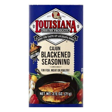 Louisiana Cajun Blackened Seasoning, 2.5 OZ (Pack of