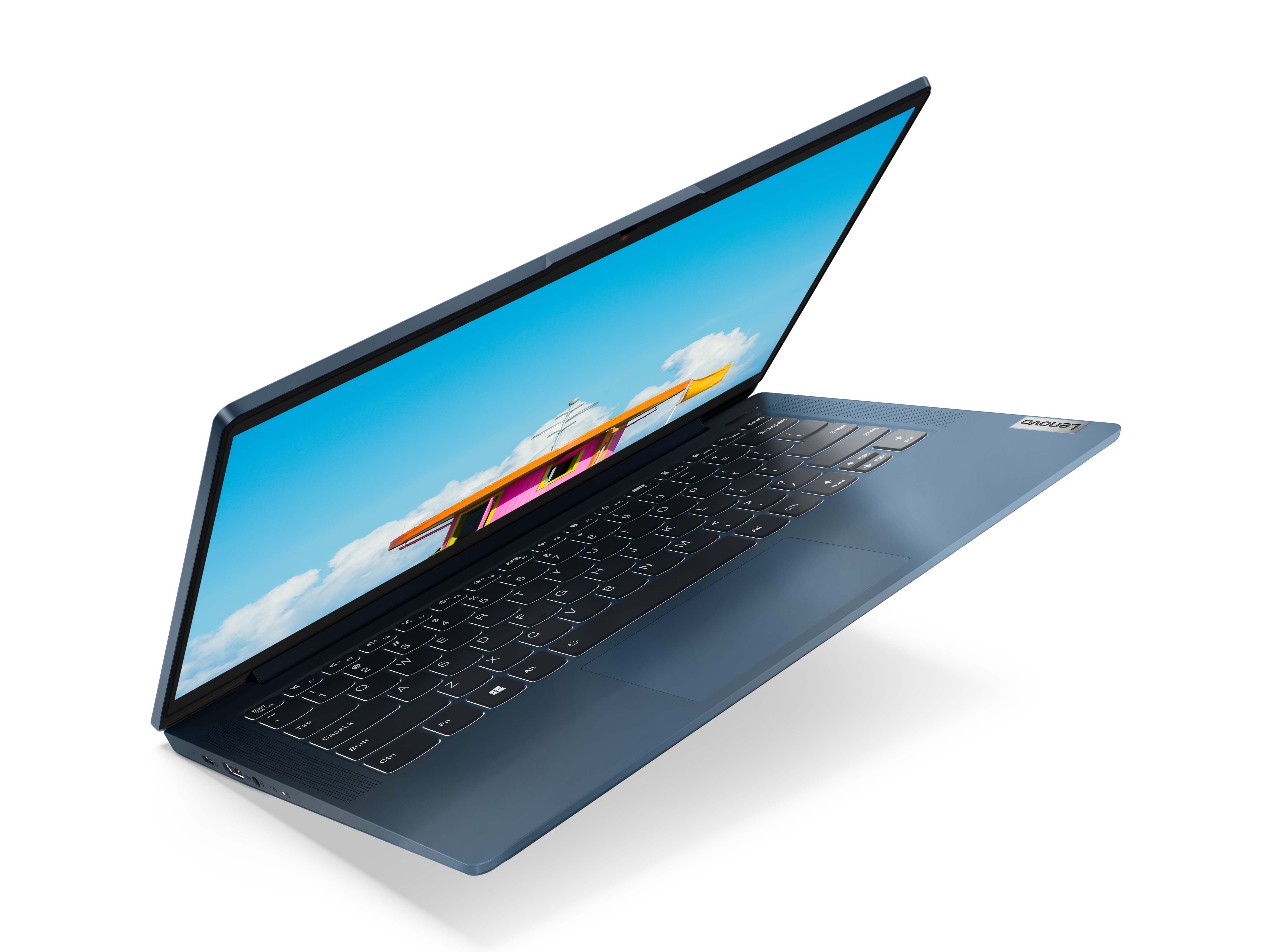Lenovo Ideapad 5 14" 1080p Touchscreen Laptop, AMD Ryzen 7 5700U, 8GB RAM, 512GB SSD, Windows 11 Home, Abyss Blue, 82LM00UFUS - image 2 of 11