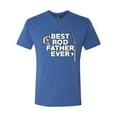 thumbnail image 2 of Wild Bobby, Best Rod Father Ever, Father's Day, Men Premium Tri Blend Tee, Vintage Royal, Small, 2 of 4