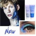 thumbnail image 5 of Glitter Gel – Mermaid Scales, Body & Face Sparkle, Holographic – For Stage Makeup – 1jar, 5 of 7