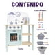 thumbnail image 3 of Cocina de Madera Infantil | Cocina de Juguete para niñas | Incluye: Cocina, Palas, sarten, Olla con Tapa, tarja, salero y 1 pimentero | Cocinita de Juguete para niñas Multicolor, 3 of 9