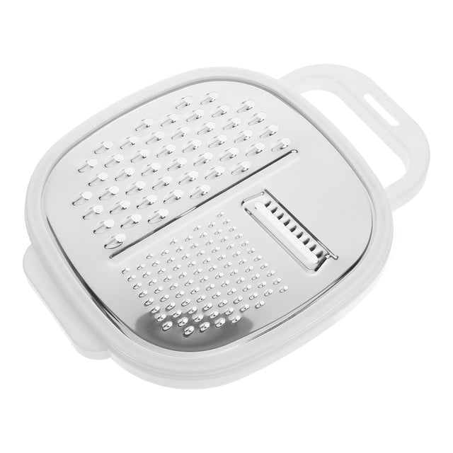 unbranded Rallador De Queso Y Verduras En Acero Inoxidable Con Seguridad Y Funcionalidad Para El Hogar
