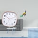 thumbnail image 2 of Reloj de pared decorativo con estatua de , reloj digital grande, escultura de resina, adorno resistente de PP, adecuado para dormitorio, sala, 2 of 8