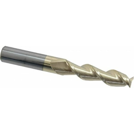 

Accupro 1/2 2 LOC 1/2 Shank Diam 4 OAL 2 Flute Solid Carbide Square End Mill