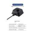thumbnail image 5 of Wireless Page Turner Pedal Rechargeable Wireless Foot Switch For Tablet Smartphone Electronic Music Scores E-books Black, 5 of 5