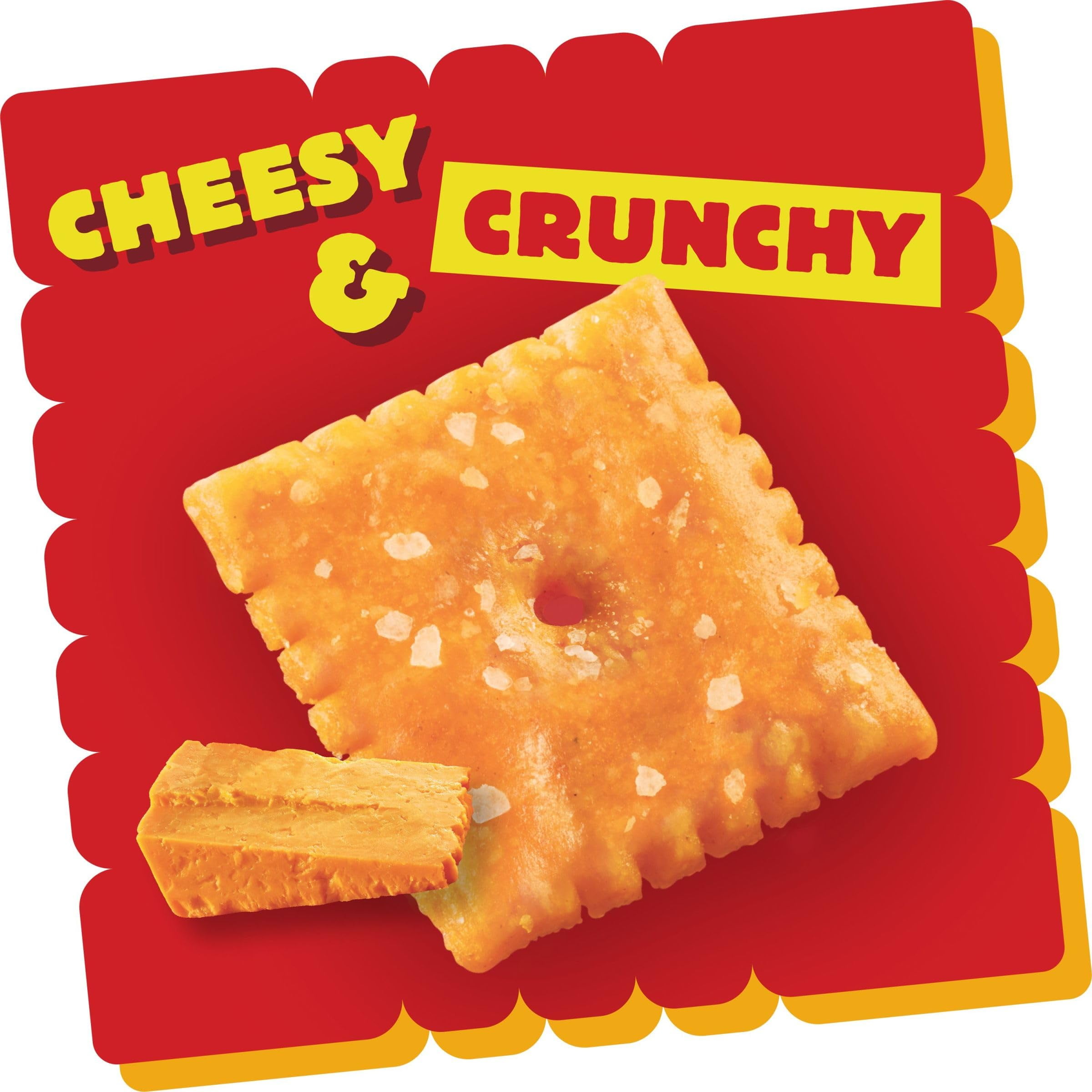 Pack of 2 - Cheez-It Cheese Crackers, Baked Snack Crackers, Lunch Snacks, Family Size, Original, 21Oz Box (1 Box) Packaging May Vary