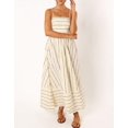 thumbnail image 4 of NUFIWI Robe Maxi d'Été à Rayures pour Femmes Bretelles Spaghetti Découpée à Volants Longue Robe Fluide de Plage Robe de Vacances, 4 of 5