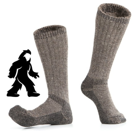 

Pre-owned - Wildside Wool Alpaca Hiking Socks The Explorer Boot Height Heavyweight Full Cushion Made in USA - Small