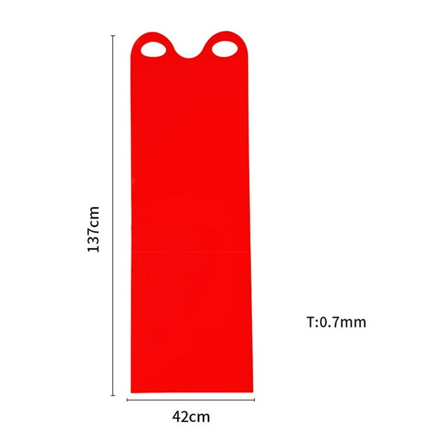 Kitchen Gadgets Sled Kids Portable Extra Thick Roll Up Plastic Snow Sled Snow 54X16.5In