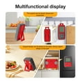 thumbnail image 2 of Wireless Meat Thermometer with 2 Probes, 150m/500ft BT Range, Backlit LCD Display, High Accuracy (±1℃), Alarm & Timer Functions, Magnetic Base & Hanging Bracket for Outdoor BBQ, Camping, Kitchen, 2 of 6