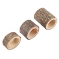 thumbnail image 2 of Wood Timber Pile Candle Holder Stand Candlestick Log Flowerpot Ornament Decor(Three piece), 2 of 13