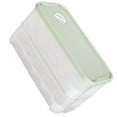 thumbnail image 3 of facefd Egg Storage Box 20 Grids Egg Storage Container Double Layer Plastic Egg Holder Egg Tray Container with Lid light green Type2, 3 of 6