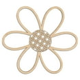 thumbnail image 2 of Rattan Daisy Wall Decor 12-inch, Pack of 5 Wooden Flower Wall Decor for Nursery Decor for Girls and Floral Home/Party Decor, by Woodpeckers, 2 of 6