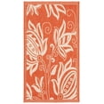 thumbnail image 2 of Safavieh Courtyard Crystal Floral Indoor/Outdoor Area Rug, Terracotta/Natural, 2' x 3'7", 2 of 7