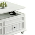 thumbnail image 3 of Benjara 48 Inch Coffee Table, Lift Top Function, 2 Drawers, White Poplar Wood, 3 of 5