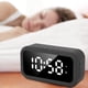 thumbnail image 2 of Altavoz Bluetooth recargable multifunción Reproductor estéreo Reloj despertador digital LED (negro), 2 of 8