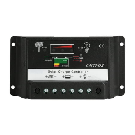 

ZPSHYD Solar Charge Controller Intelligent Regulator Black Portable Safety 30a 12/24V Solar Panel Battery Regulator Charge Charging Controller