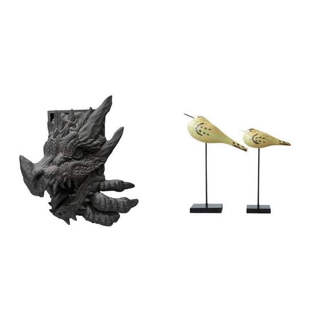 Sujetalibros Con Forma De Pájaro, Soporte Decorativo Para Estantería, Salón O Armario, Con Figuras De Animales De Madera. Esculturas Modernas. Adornos Para Escritorio, Dormitorio O Entrada.