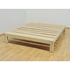 thumbnail image 1 of Base Para Cama Queen Size Muebles GM Tradicional Desarmable Sin Pintar Madera de Pino Estufada Muebles GM Madera de Pino Estufada, 1 of 4