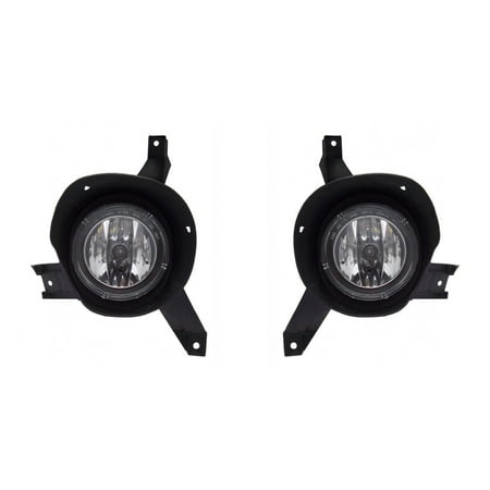 Fits 2001-2003 Ford Explorer Pair Fog Lights Driver and Passenger Side 2dr SUV; Sport FO2592201 FO2593201 - replaces 4L2Z 15200CA 4L2Z