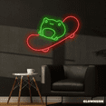 thumbnail image 2 of Glowneon Frog on Skateboard Neon Sign, Frog Wall Decor, Gifts for Kid, 2 of 4