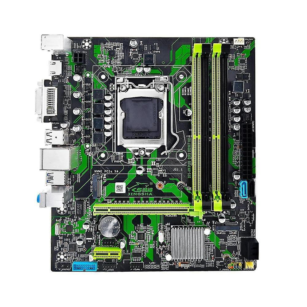 Jingsha B75 hm Desktop Motherboard Lga1155 Supports Ddr3 Memory Supports M.2 Nvme Protocol Computer Walmart