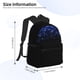 thumbnail image 2 of Easygdp Black Blue Glitter Sparkles Mochila Casual para Portátil, Mochila para Escuela, Viajes, Negocios, 2 of 6
