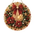thumbnail image 2 of Christmas Pearl Art DIY Diamond Painting Hanging Suncatcher Ornament, Handmade Christmas Diamond Painting Hanging Pendant, Craft Crystal Pearl Bead Wall Window Decor, 2 of 6