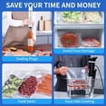 thumbnail image 3 of Handheld Vacuum Sealer for Food, Compact Portable Food Saver Pump with 5 BPA‑Free Reusable Vacuum Bags Type-C Rechargeable, Ideal for Sous Vide, Meal Prep, Leftovers & Freezer Storage, 3 of 8
