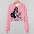 thumbnail image 1 of Sudadera de manga larga para niñas de 8 a 12 años, sudadera de otoño con capucha, deportes informales para niñas, Top de princesa Jasmine para bebés, New160 de Disney heqiyong CONDUJO, 1 of 2