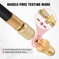 thumbnail image 5 of Nilight Fuel Pressure Gauge Tester Kit, 0-100 PSI Fuel Injection Pump Pressure Gauge Petrol Engine Diagnostic Tester for Car Truck Motorcycle SUV ATV RV, 9PCS, 5 of 7
