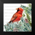 thumbnail image 2 of Allen, Kimberly 12x12 Black Modern Framed Museum Art Print Titled - Winter Birds 2, 2 of 5