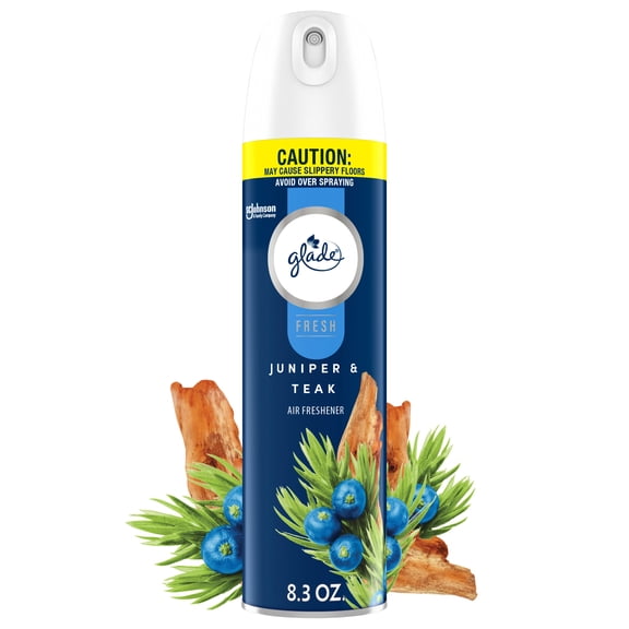 Glade Air Freshener Spray, Juniper & Teak, Fresh Collection, 8.3oz