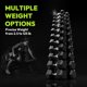 thumbnail image 4 of Funda hexagonal de goma para mancuernas HANDBODE, 10,2 kg (par), 4 of 9