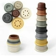 thumbnail image 1 of Baby Stacking Cups for Toddlers Baby Stacking Toys Silicone Nesting Toys, 1 of 2
