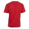 Terramar Men's Drirelease Short Sleeve Crew T-Shirt (XX-Large, Flame)